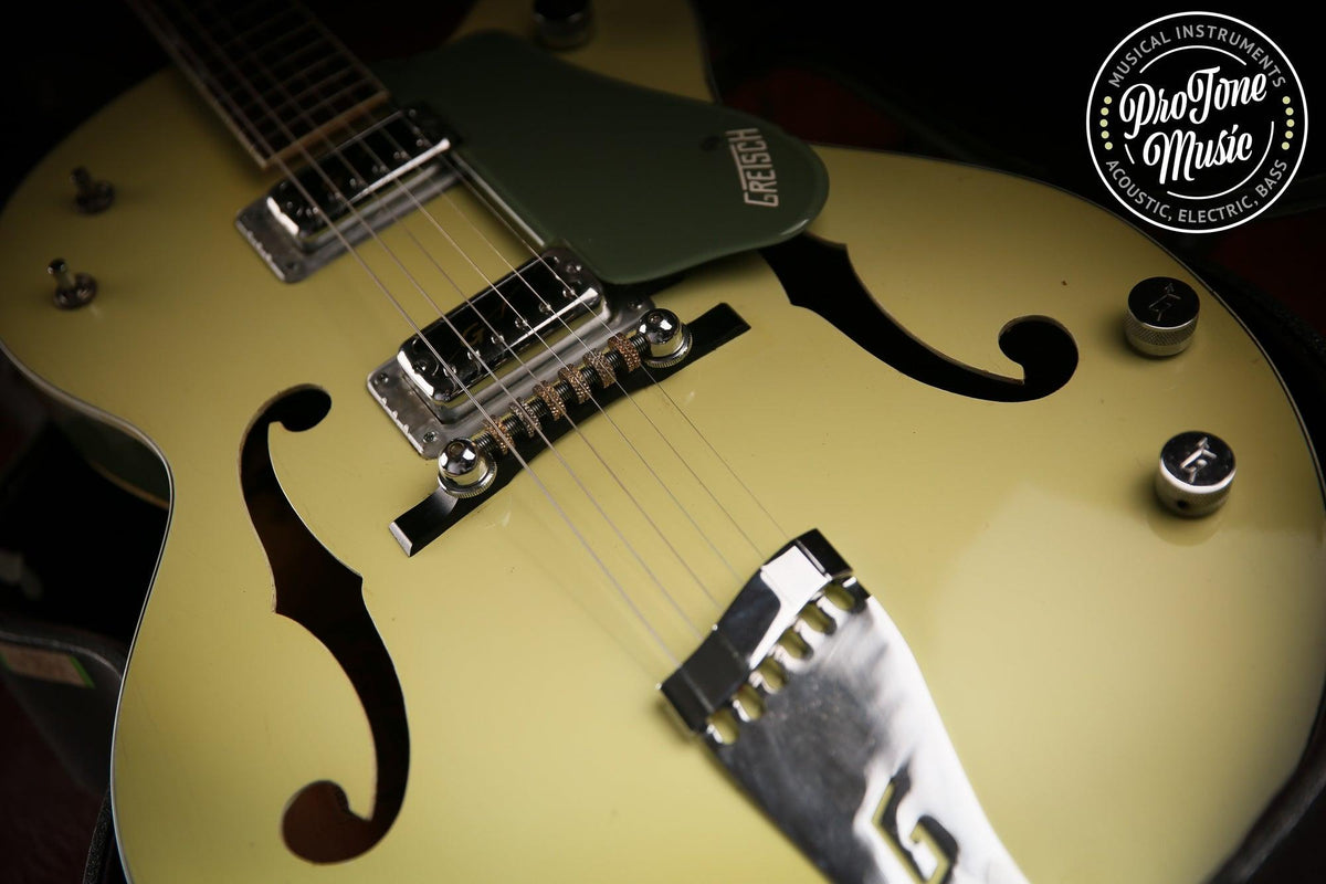 1960s Gretsch USA G6118 Anniversary Two Tone Green &amp; Original Hard Case - ProTone Music Limited