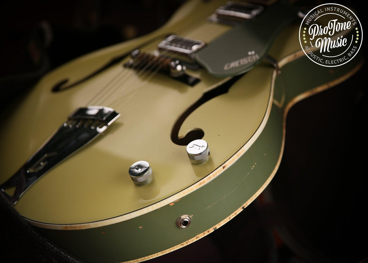 1960s Gretsch USA G6118 Anniversary Two Tone Green &amp; Original Hard Case - ProTone Music Limited